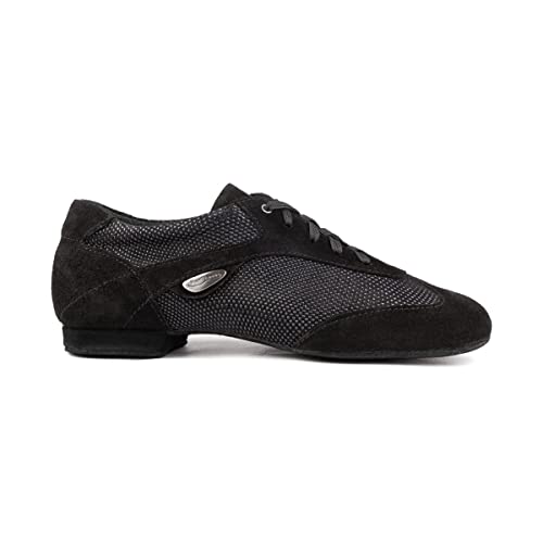 Portdance Damen Tanzschuhe PD07 - Obermaterial: Nubuck/Beverly Schwarz - Größe: EUR 38 von Portdance