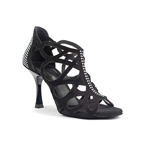Portdance Damen Tanzschuhe PD814 - Absatz: 7 cm Flare (klein) - Größe: EUR 37 von Portdance