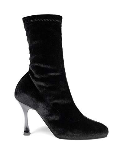 Portdance Damen Tanzstiefel PD Boot 001 - Samt Schwarz - 7 cm Flare (klein) - Größe: EUR 36 von Portdance