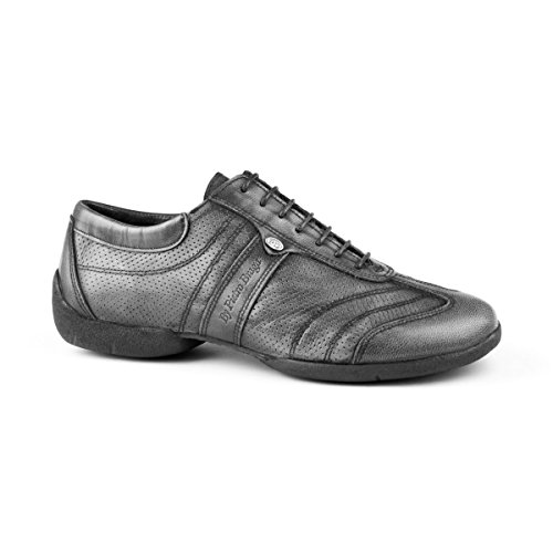 Portdance Herren Sneakers/Dance Sneakers PD Pietro Street - Leder Grau - Sneaker Sohle [EUR 45] von Portdance