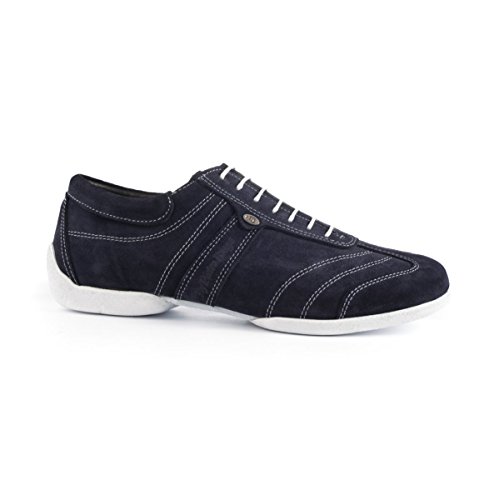 Portdance Herren Sneakers/Dance Sneakers PD Pietro Street - Nubuck Blau - Sneaker Sohle [EUR 42] von Portdance