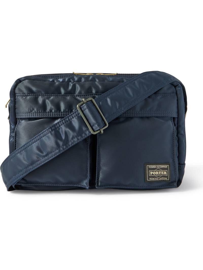Porter-Yoshida and Co - Tanker Sling Nylon-Twill Messenger Bag - Men - Blue von Porter-Yoshida and Co