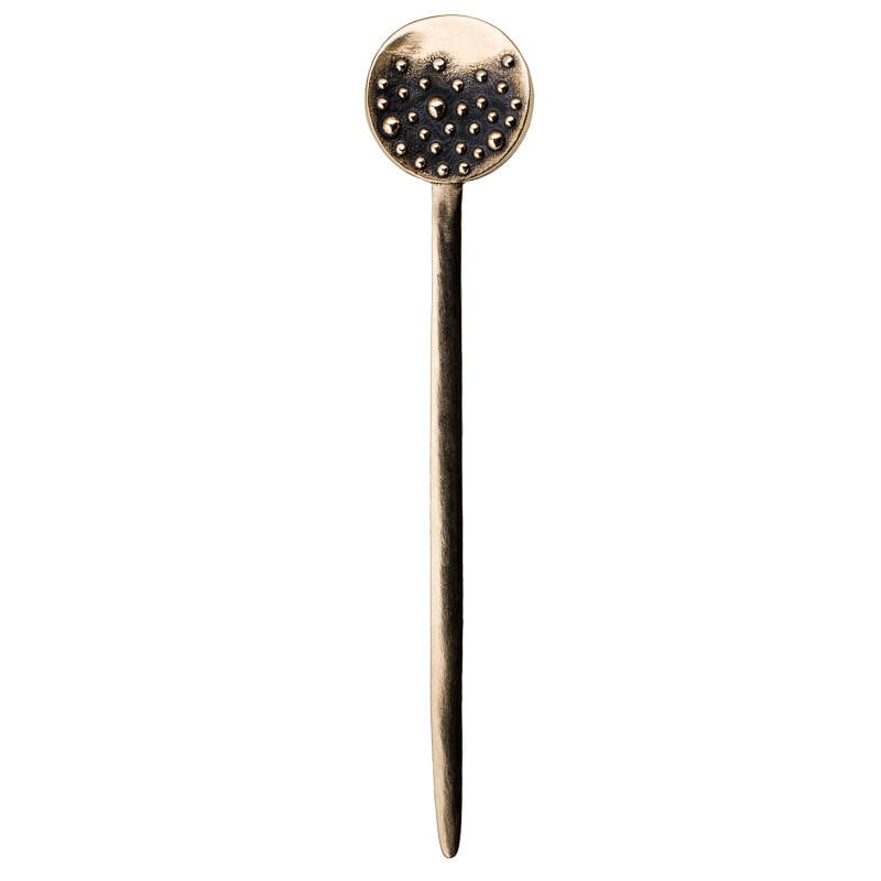 Porterness Studio Bronze Demi-Sec Tropfen Schal Pin Porterness Studio Bronze Demi-Sec Tropfen Schal Pin von Porterness