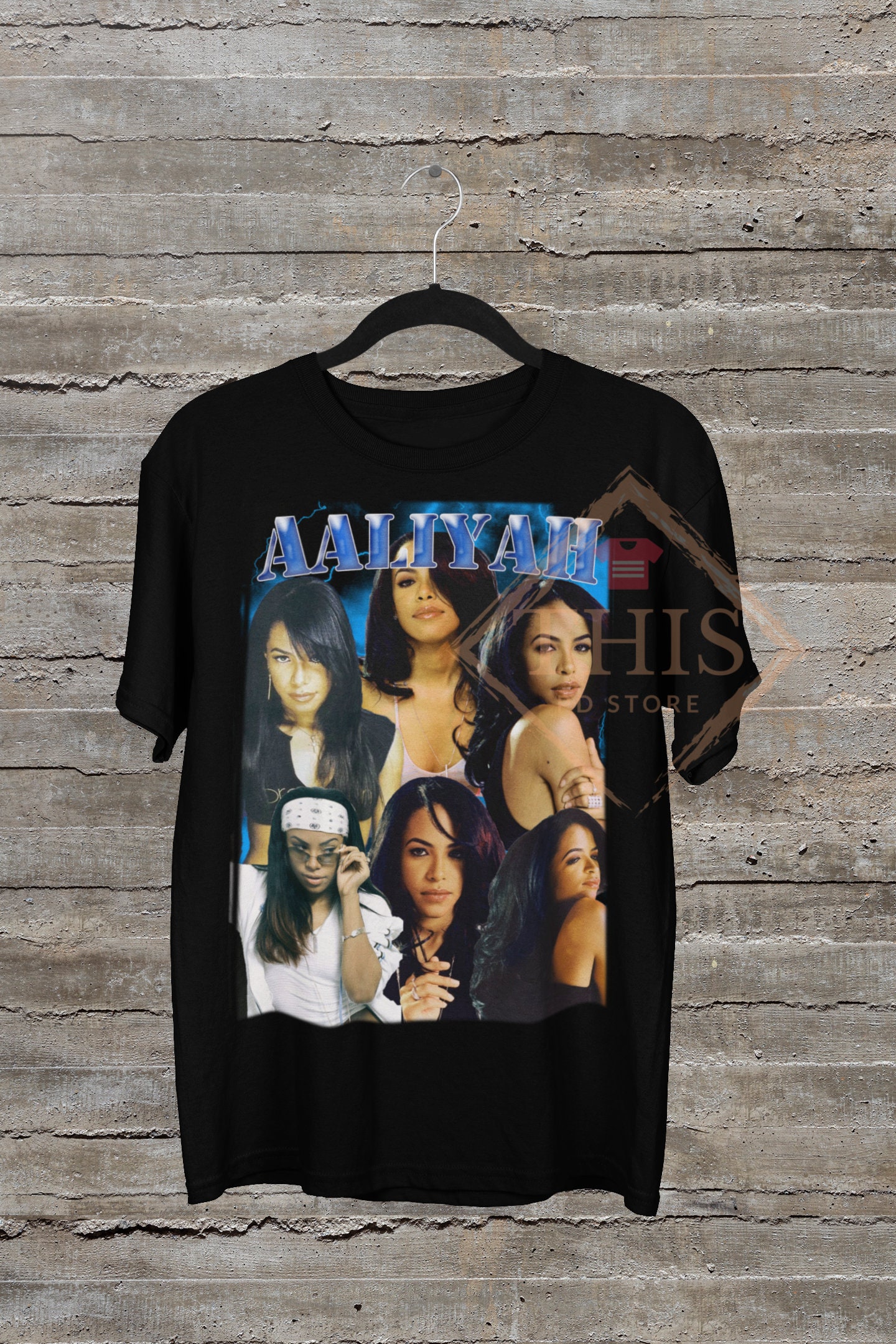 Aaliyah Vintage T-Shirt Künstler T-Shirts 90Er Jahre Inspiriert Vintage-T-Shirt Unisex Berühmtes Design-Frauen Und Männer Aaliyah Vintage T-Shirt Künstler T-Shirts 90Er Jahre Inspiriert Vintage-T-Shirt Unisex Berühmtes Design-Frauen Und Männer von PortgasStudioApparel