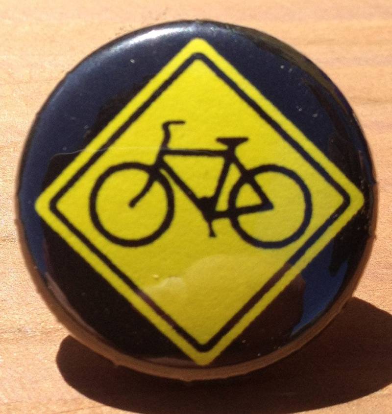 Fahrradweg - Button, Magnet Oder Flaschenöffner von PortlandButtonWorks