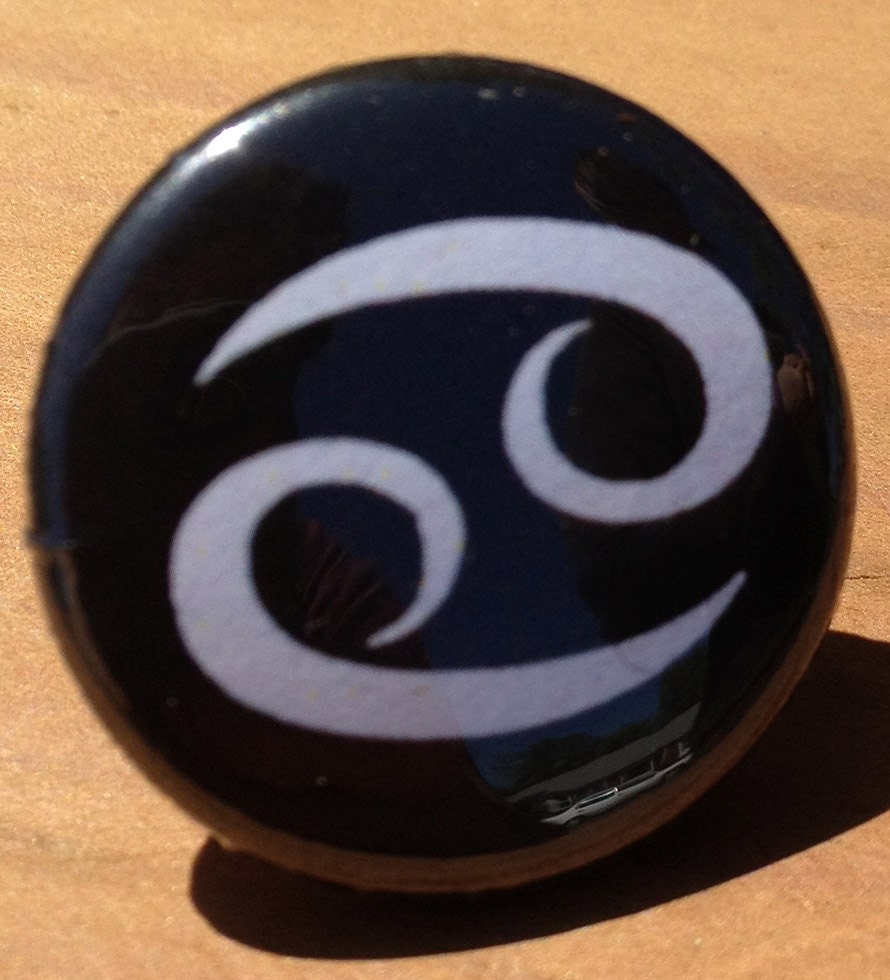 Krebs - Button, Magnet Oder Flaschenöffner von PortlandButtonWorks