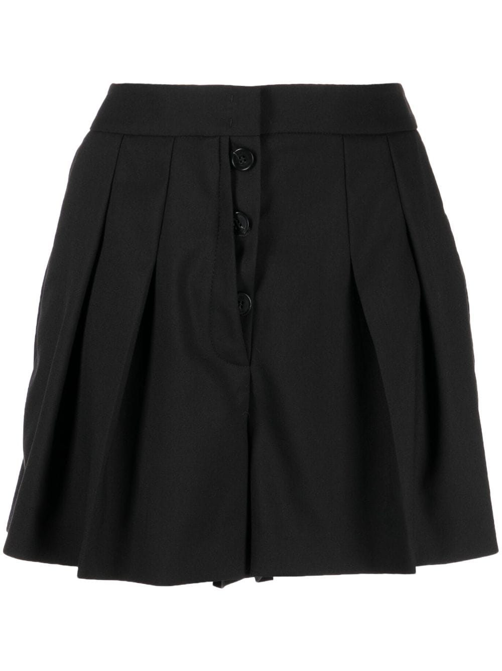 Ports 1961 Shorts mit Falten - Schwarz von Ports 1961