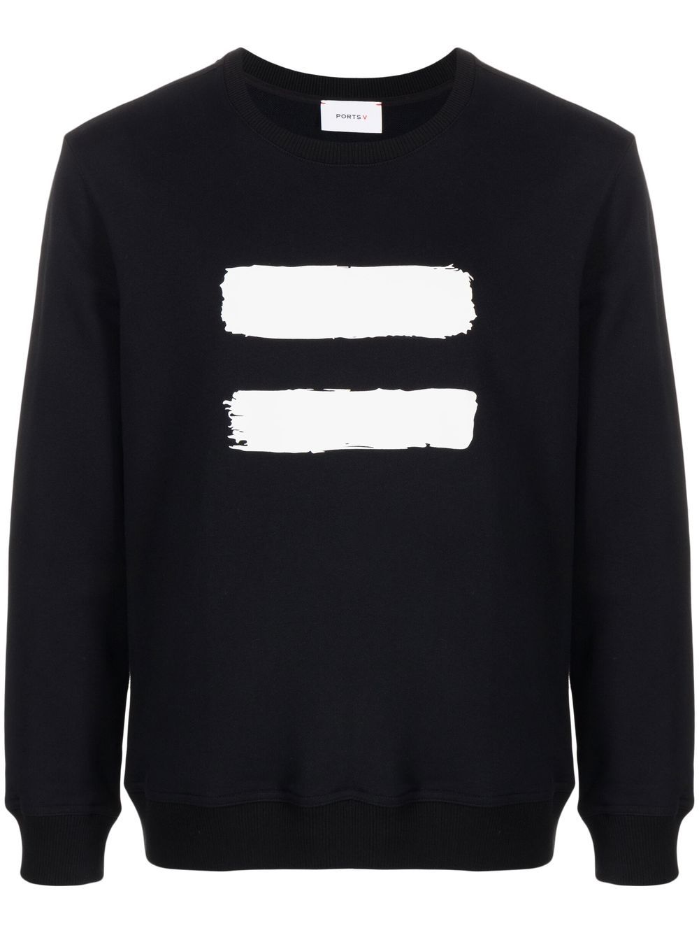 Ports V Sweatshirt mit Slogan-Print - Schwarz von Ports V