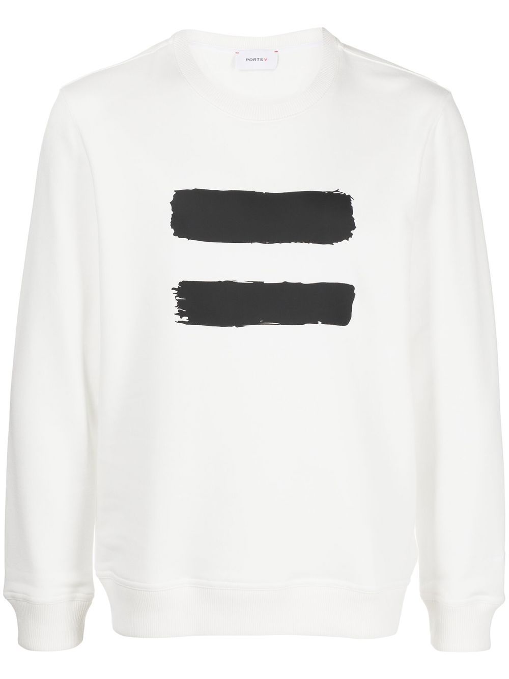 Ports V Sweatshirt mit Slogan-Print - Weiß von Ports V