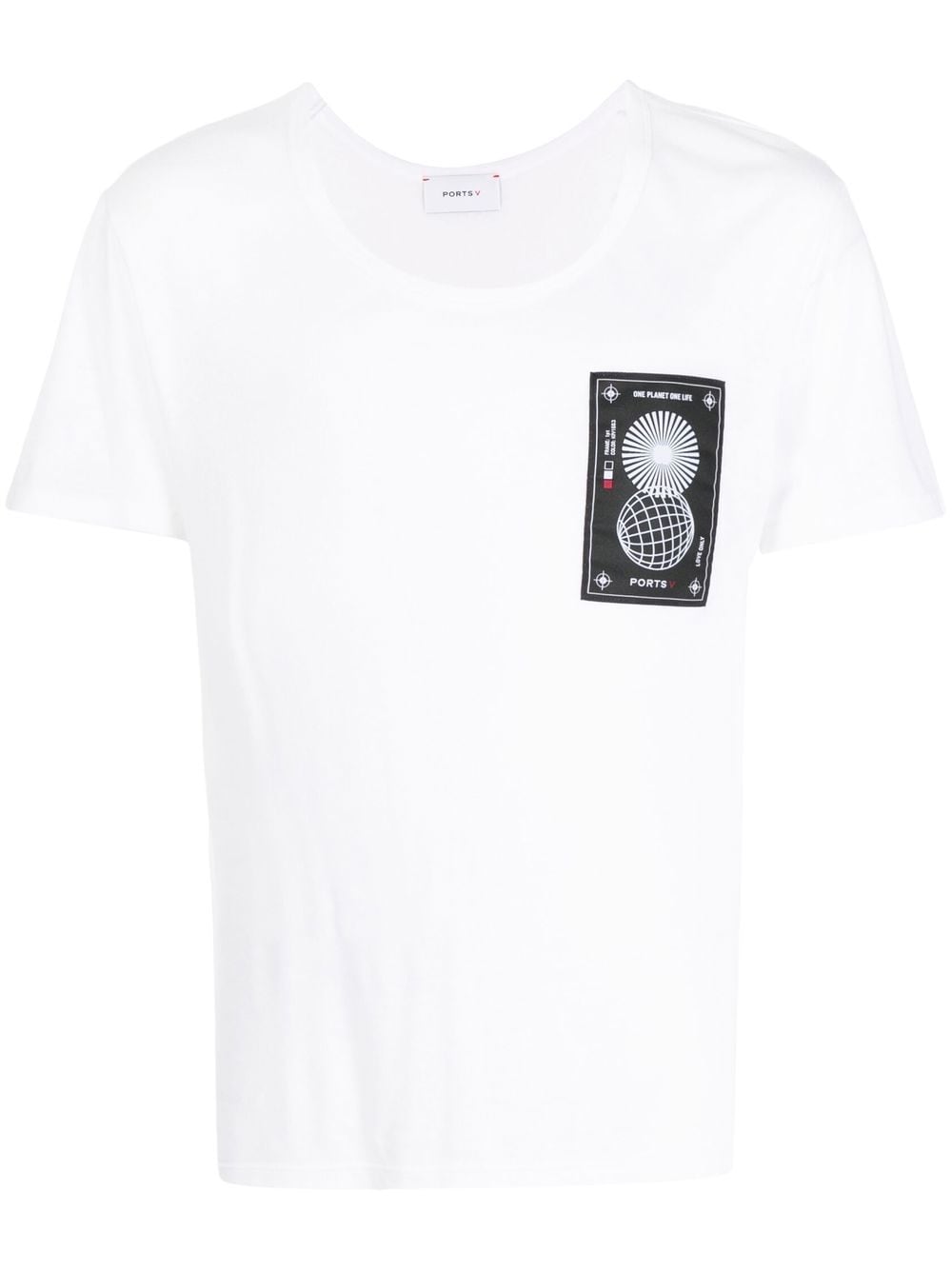 Ports V T-Shirt mit Logo-Print - Weiß von Ports V