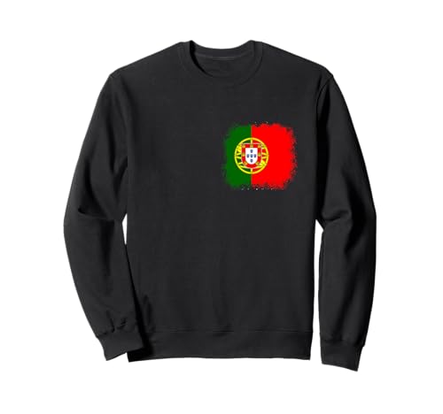 Portugal Portugiesische Flagge Algarve Urlaub Männer Frauen Kinder Sweatshirt von Portugal Flag Portuguese Apparel
