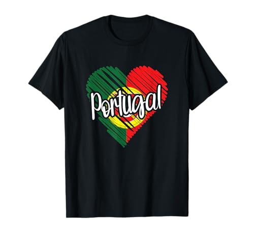 Portugal für Männer Portugiesische Herzflagge für Frauen Portugal T-Shirt Portugal für Männer Portugiesische Herzflagge für Frauen Portugal T-Shirt von Portugal Heart for Men and Women