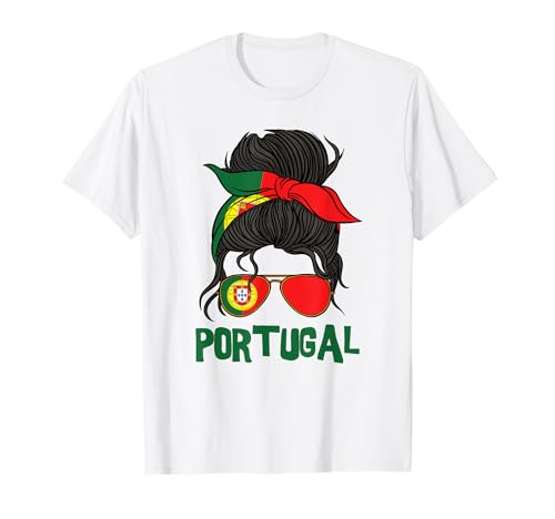 Portugal für Mädchen Portugiesische Flagge für Frauen Portugal T-Shirt von Portugal for Girls and Women