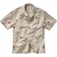 Mey & Edlich Herren Hemd Hummer-Kurzarmhemd Kurzarm beige XXL von Portuguese Flannel