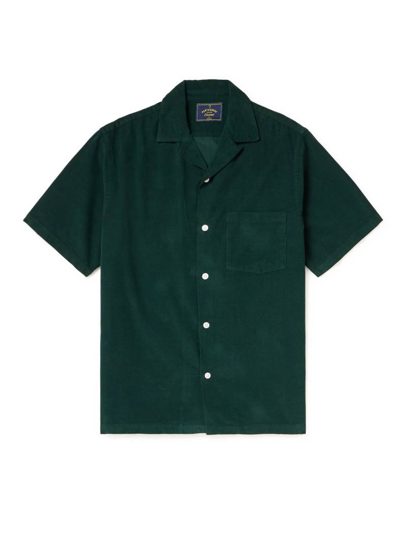 Portuguese Flannel - Convertible-Collar Cotton-Corduroy Shirt - Men - Green - L von Portuguese Flannel