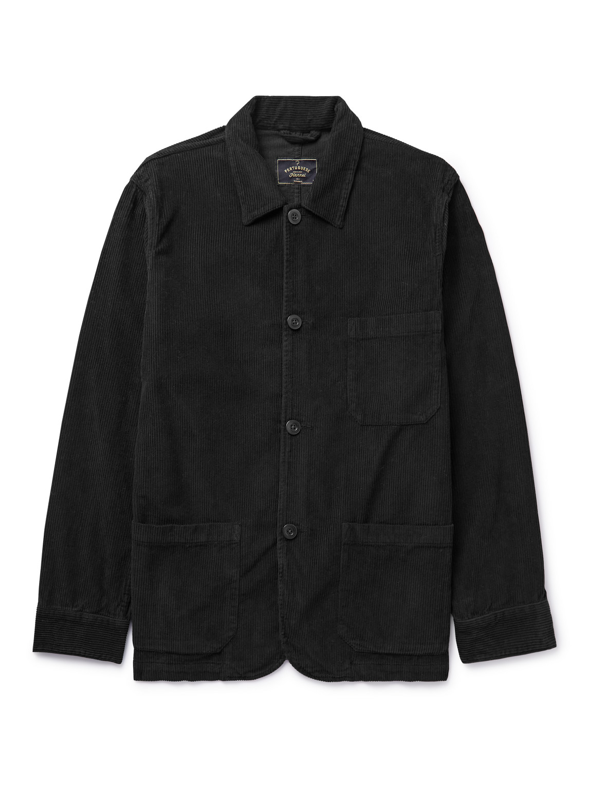 Portuguese Flannel - Labura Cotton-Corduroy Overshirt - Men - Black - S von Portuguese Flannel