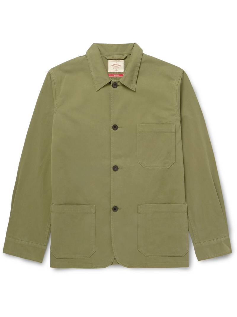 Portuguese Flannel - Labura Cotton-Twill Overshirt - Men - Green - XXL von Portuguese Flannel