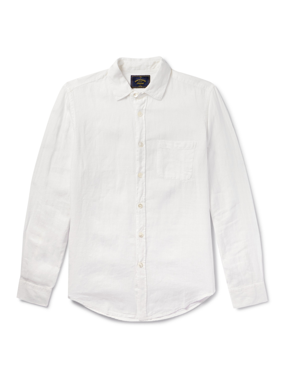 Portuguese Flannel - Linen Shirt - Men - White - XXL von Portuguese Flannel