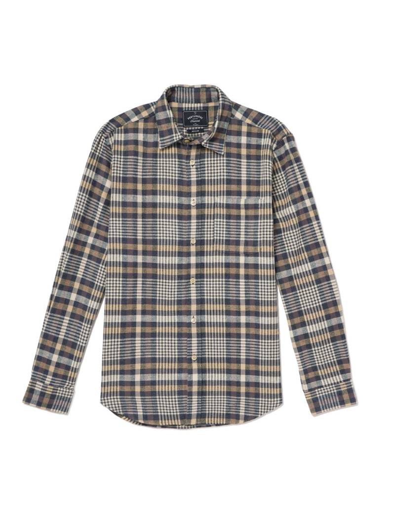 Portuguese Flannel - Manta Checked Organic Cotton Shirt - Men - Gray - XS von Portuguese Flannel