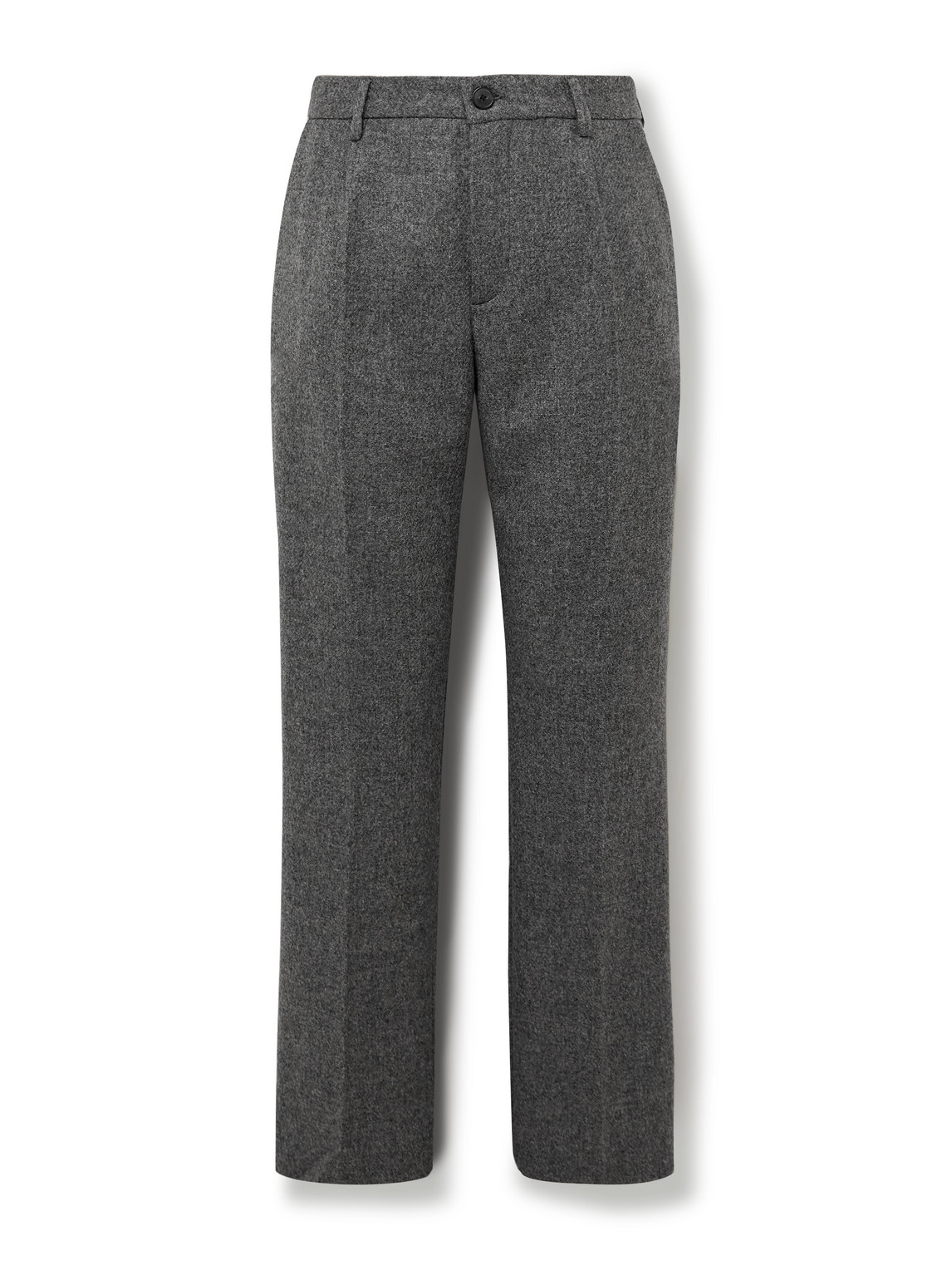 Portuguese Flannel - Straight-Leg Pleated Wool Suit Trousers - Men - Gray - L von Portuguese Flannel