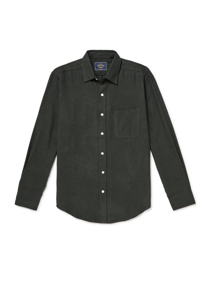Portuguese Flannel - Teca Cotton Shirt - Men - Green - L von Portuguese Flannel