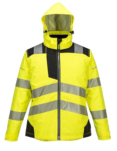 PW3 Damen Warnschutzjacke Winter PW382 gelb/schwarz Gr. 2XL von Portwest