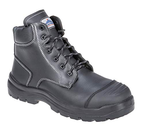 Portwest Clyde Sicherheitsstiefel S3 HRO CI HI FO, Größe: 42, Farbe: Schwarz, FD10BKR42 von Portwest