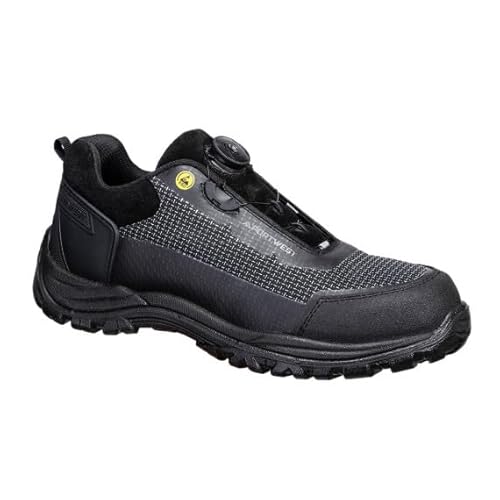 Portwest Girder Composite S3S ESD SR FO hitzebeständiger Schuh FE05, Schwarz Grau, 37 EU von Portwest