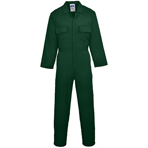 Portwest Herren Overall Euro (S999) (XL x Regular) (Flaschengrün) von Portwest