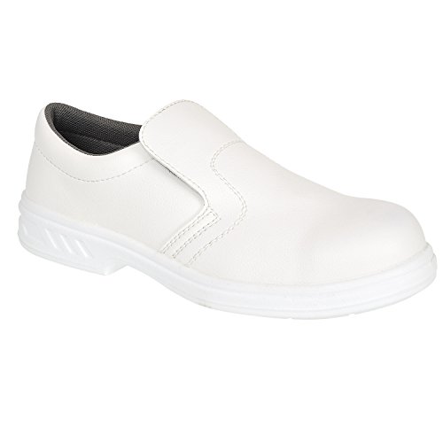 Portwest Herren Sicherheitsschuhe Steelite Schlupfschuhe S2 - EU 40.5, Weiß von Portwest