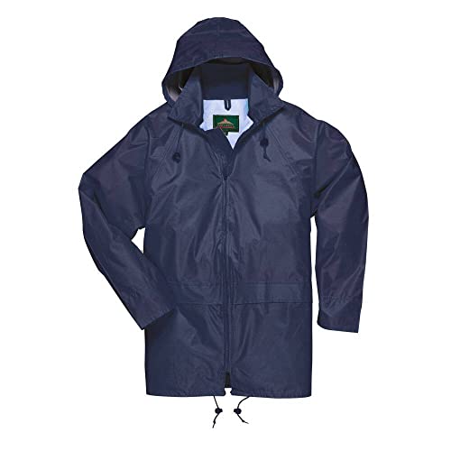 Portwest Klassische Regenjacke für Herren (S440), marineblau, XXXXL von Portwest