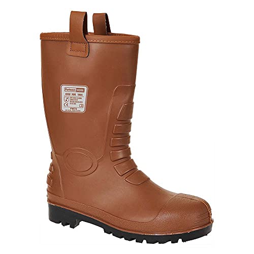 Portwest Neptune Rigger Sicherheitsstiefel S5 CI, Größe: 43, Farbe: Tan, FW75TAR43 von Portwest