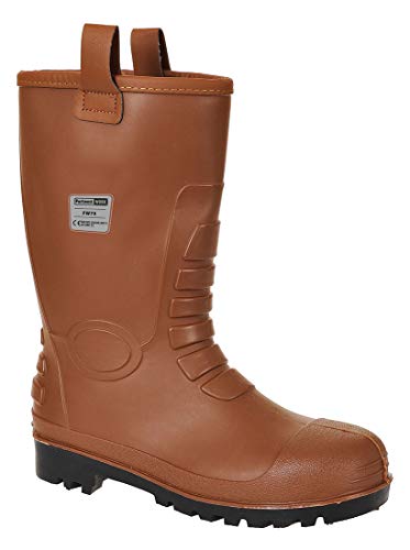 Portwest Neptune Rigger Sicherheitsstiefel S5 CI, Größe: 48, Farbe: Tan, FW75TAR48 von Portwest