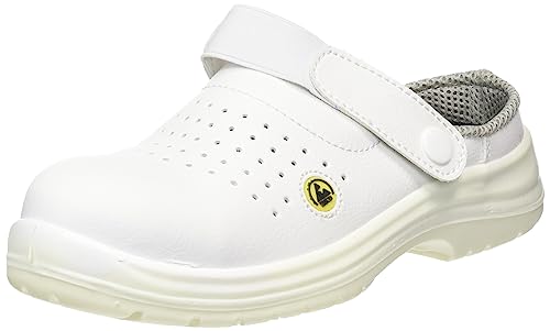 Portwest Perforierter Portwest Compositelite ESD Sicherheits-Clog SB AE , Größe: 47, Farbe: Weiß, FC03WHR47 von Portwest