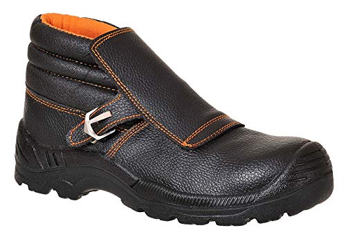 Portwest Portwest Compositelite Schweißer-Stiefel S3 HRO, Größe: 46, Farbe: Schwarz, FW07BKR46 von Portwest