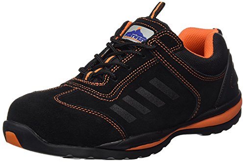 Portwest Steelite Lusum Sicherheits-Trainer S1P HRO, Größe: 43, Farbe: Orange, FW34ORR43 von Portwest