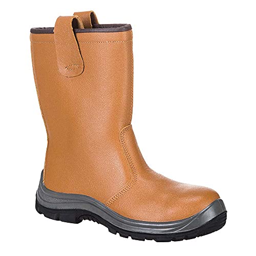 Portwest Steelite Rigger Sicherheitsstiefel S1P CI, Größe: 40, Farbe: Tan, FW12TAR40 von Portwest