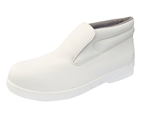Portwest Steelite Schlupf-Sicherheitsstiefel S2, Größe: 49, Farbe: Weiß, FW83WHR49 von Portwest
