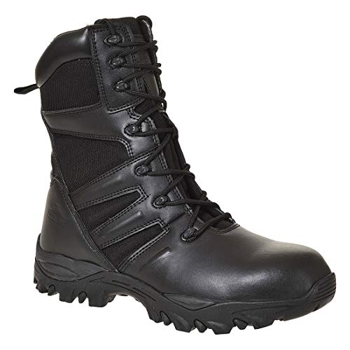 Portwest Steelite Task Force Stiefel S3 HRO, Größe: 43, Farbe: Schwarz, FW65BKR43 von Portwest