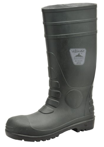 Portwest Total-Sicherheitsgummistiefel S5, Größe: 48, Farbe: Grün, FW95GNR48 von Portwest