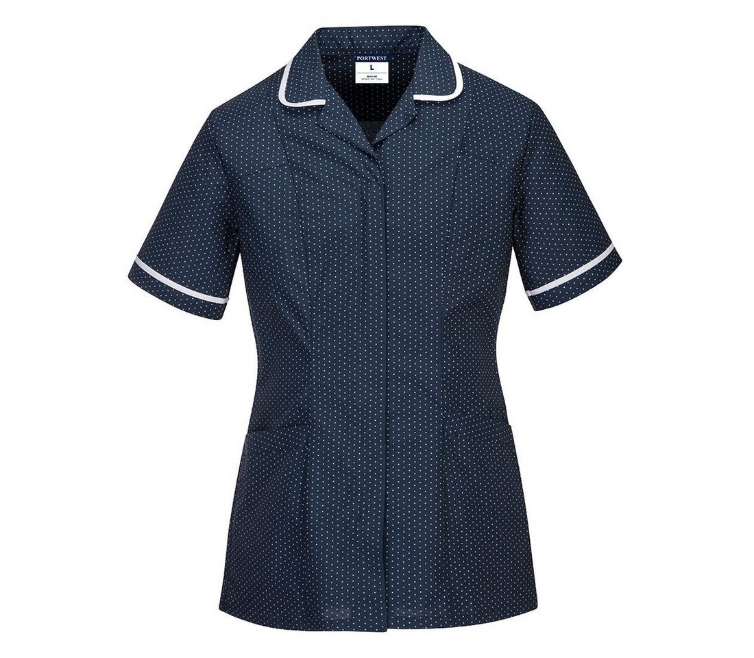 Portwest Umstandstunika KLASSISCHE STRETCH TUNIKA FÜR PFLEGEHEIME BLAU POLKA-DOT-DESIGN Portwest Umstandstunika KLASSISCHE STRETCH TUNIKA FÜR PFLEGEHEIME BLAU POLKA-DOT-DESIGN von Portwest
