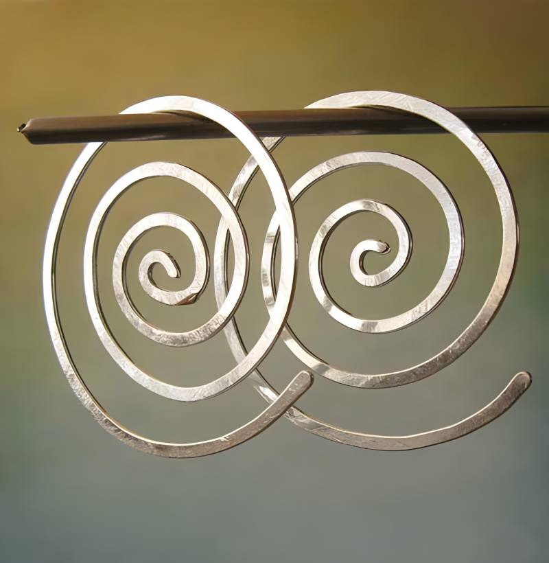 Große Offene Spiral Hoop Ohrringe Aus Sterling Silber Oder 14K Gold Filled Große Offene Spiral Hoop Ohrringe Aus Sterling Silber Oder 14K Gold Filled von PoseidonsBooty