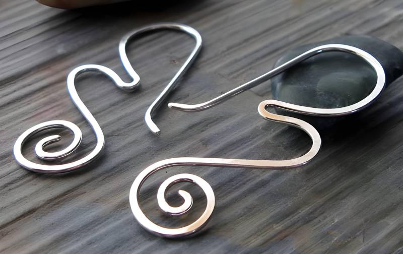 Ripple 18 Gauge Sterling Silber Oder 14K Gold Gefüllt Handwerkliche Draht Arbeit von PoseidonsBooty