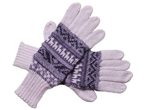 Posh Gear Alpaka Handschuhe Guantilissi Fingerhandschuhe Damen Herren aus 100% Alpakawolle, weiß, Größe M von Posh Gear