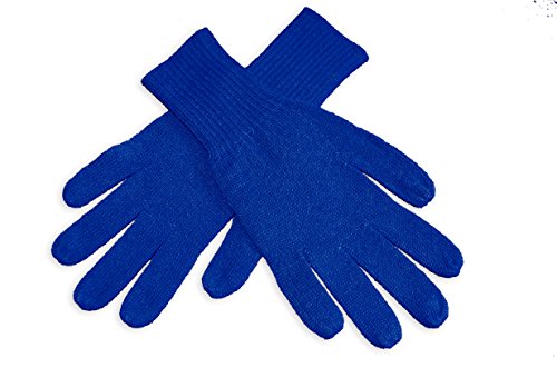 Posh Gear Alpaka Handschuhe Guantino Fingerhandschuhe Damen Herren aus 100% Alpakawolle, dunkel blau, Größe L von Posh Gear