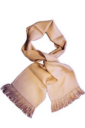 Posh Gear Damen Alpaka Schal Monocromatico aus 100% Alpakawolle, beige von Posh Gear