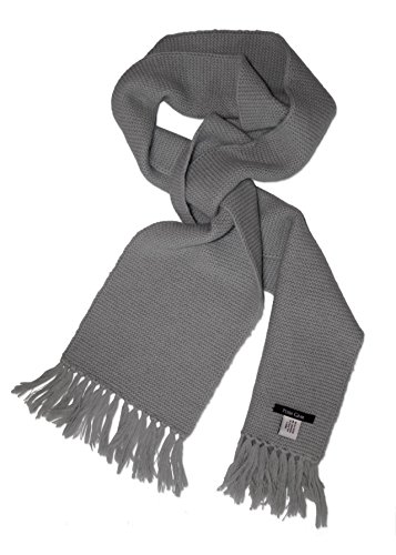 Posh Gear Damen Alpaka Schal Scaldante aus 100% Alpakawolle, 160cm x 20 cm, grau von Posh Gear