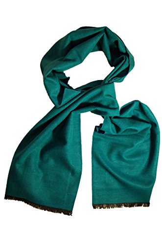 Posh Gear Damen Seiden Schal Setaforte, türkis aus 100% Seide von Posh Gear