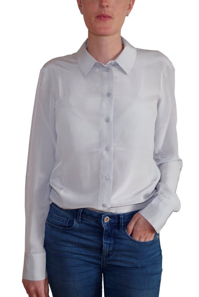 Posh Gear Seidenbluse Damen Seidenbluse Collettoseta Bluse aus 100% Seide 100% Seide von Posh Gear