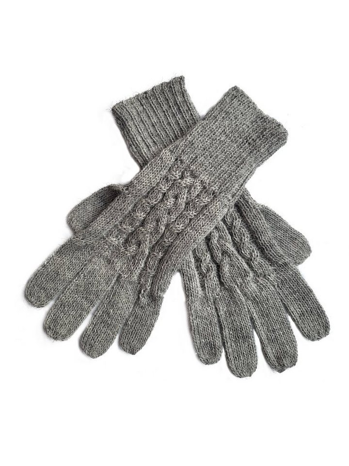 Posh Gear Strickhandschuhe Guantibrada Alpaka Fingerhandschuhe aus 100% Alpakawolle von Posh Gear